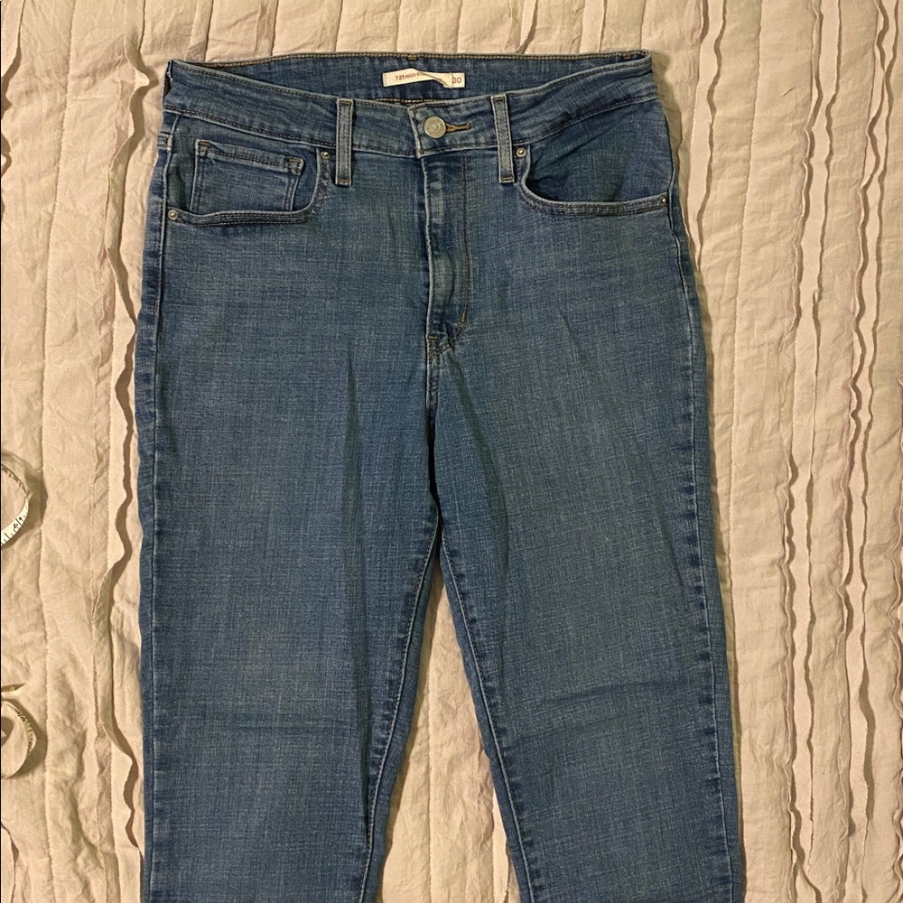 Levi’s 721 high rise skinny jeans